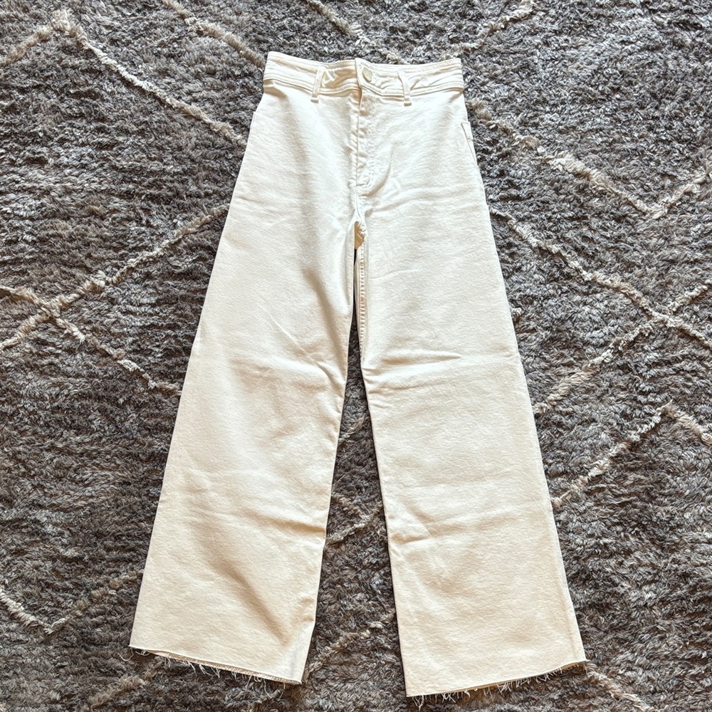 White zara jeans